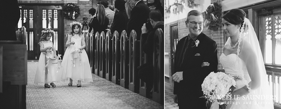 Sacred Heart Dearborn wedding day
